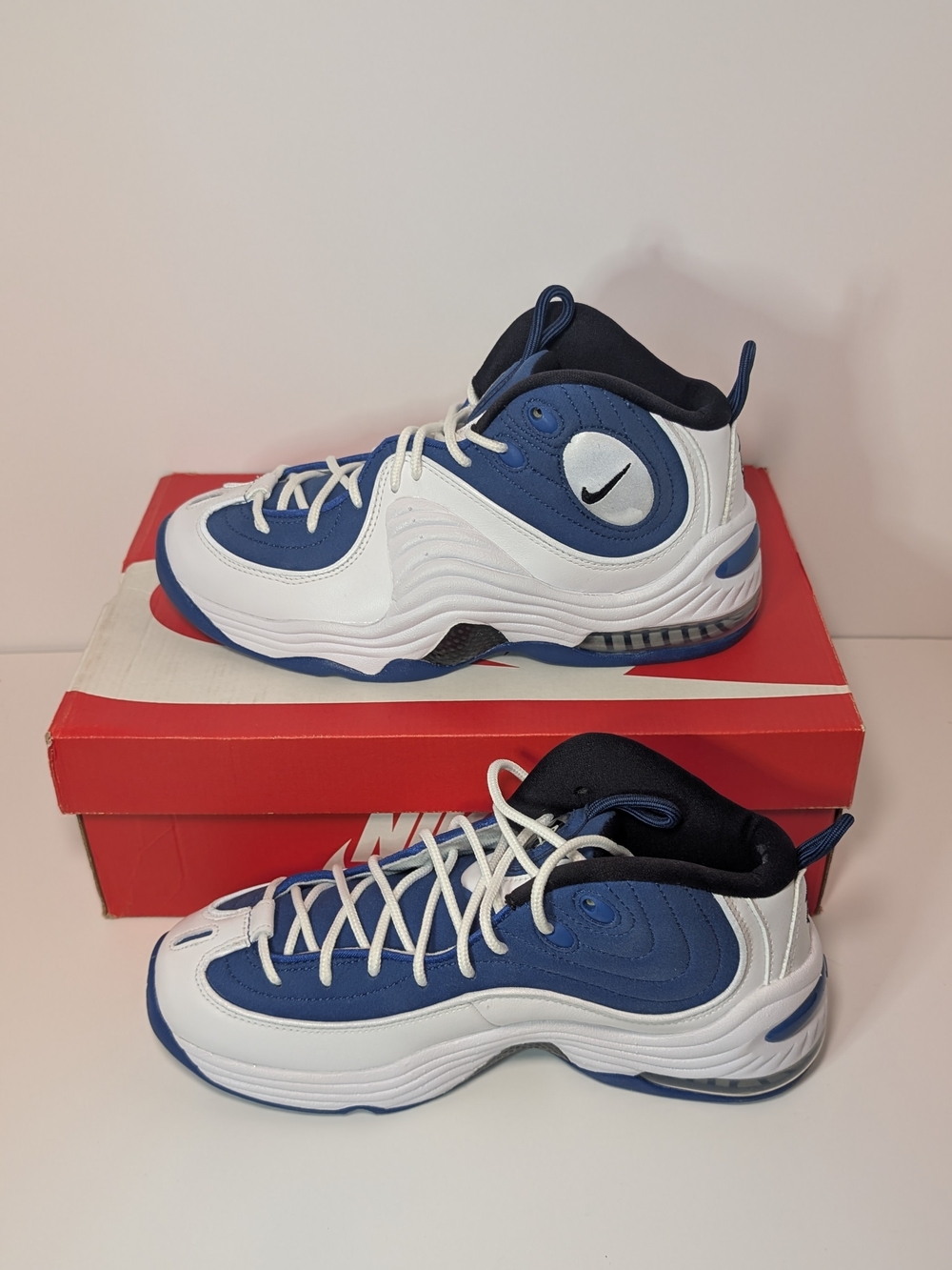 Nike Air Penny 2 Atlantic Blue White FN4438-400 Men’s Size 7 Penny Hardaway - Picture 2 of 8
